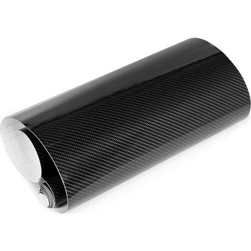 Siyah Karbon Folyo - Hava Kanallı